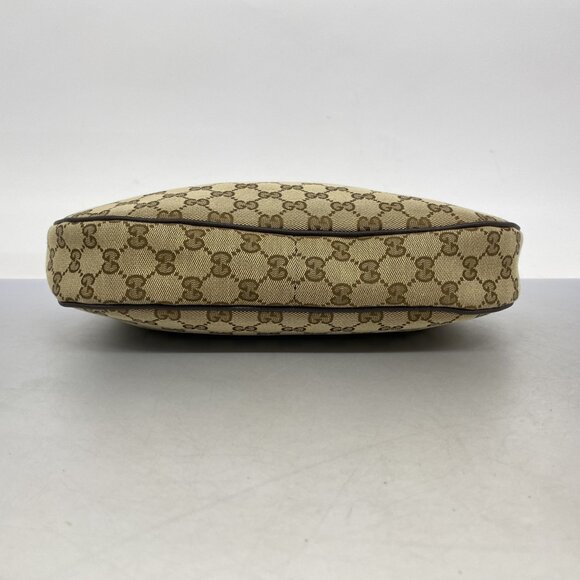 GUCCI Authentic Brown Canvas Shoulder Bag - Picture 3 of 13